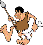 caveman and club