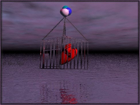 Caged Heart by Janet Boyd  aka Bee Spit