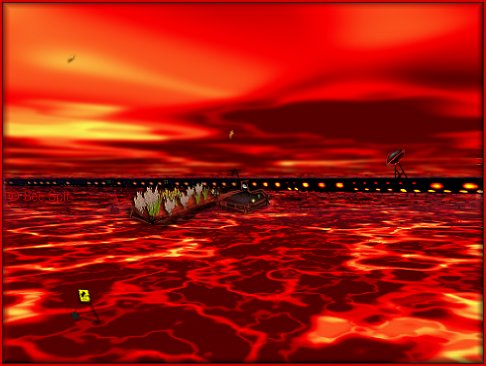 Farm a 3D painting by Janet Boyd  aka Bee Spit