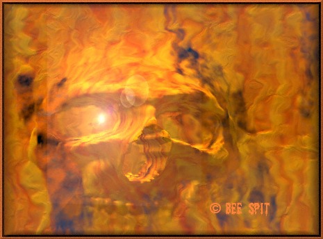 Fears - 3D painting by Janet Boyd  aka Bee Spit