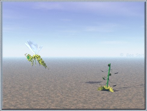 Frustration a 3D painting by Janet Boyd  aka Bee Spit