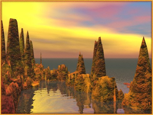 Sweet Sorrow a 3D painting by Janet Boyd  aka Bee Spit