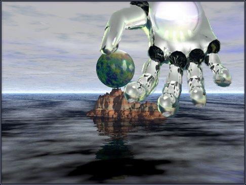 Tee Off 3D Image by Janet Boyd  aka Bee Spit -First Creation